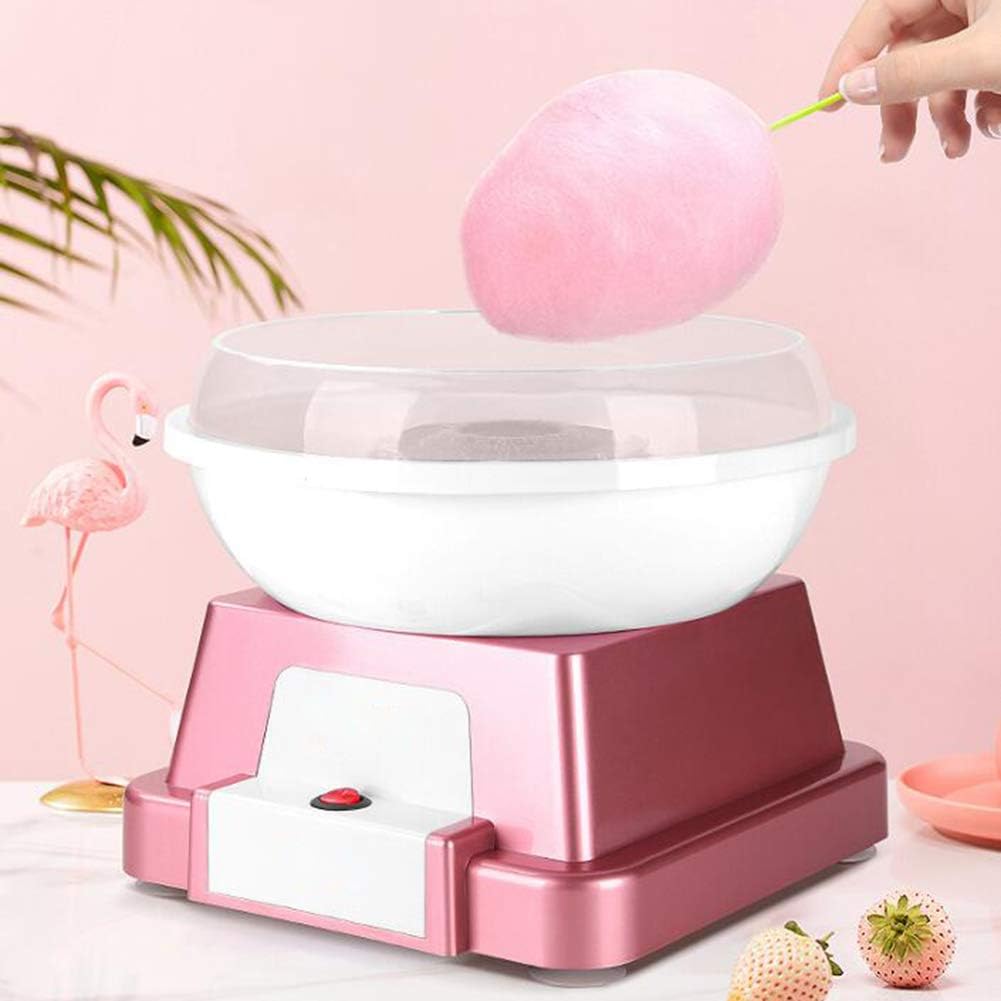 ZYTT Cotton Candy Machine Maker, Red Candy Mini Cotton Candy Floss