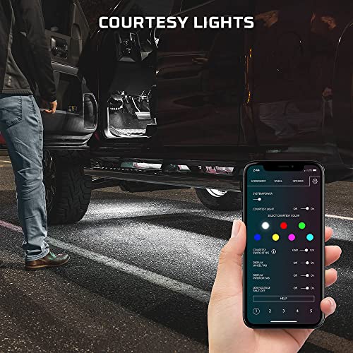 LEDGlow 6pc Bluetooth Million Color Truck LED Underbody Underglow