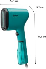 Tefal Pure Pop Slim Handheld Clothes Steamer 15 Sec Ready 70ml Green DT2024 view 3