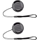 40.5mm Lens Cap Cover with Keeper for Sony E-Mount 16-50mm F3.5-5.6 Lens for Sony Alpha a6600 a6500 a6400 a6300 a6100 a6000 a