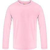 Boys Rash Guard Swim Shirt Long Sleeve Shirts UPF 50+ Sun Shirt Quick Dry Fit Neon Tees Activewear for Kids Girls Youth 2-16Y