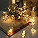 GreenClick 40 LED Photo Clips String Lights, Photo Clips Holder 7.2 Feet, Warm White, Battery Powered, 8 Modes Remote Bedroom Christmas Decoration for Hanging Photos Pictures Cards etc.