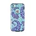5C Case, iPhone 5C Case, 5C Amror Case,No fade/No Peel, Magicsky Paisley Pattern PC + TPU 3in1 Full Body Hybrid Impact Scratch Resistant, Shockproof Defender Case Cover for Apple iPhone 5C (Paisley/Purple)