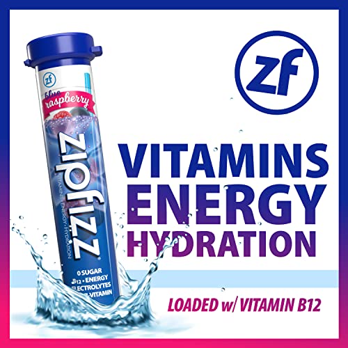 Zipfizz Energy Drink Mix, Electrolyte Hydration Powder with B12 and