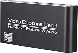 Leftwei USB 3.0 HDMI Video Capture Card 4K 60Hz HD 1080p Loop Out Plug and Play view 9