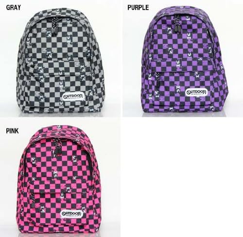 Outdoor Products ディズニー アウトドア コラボ ミッキーチェック柄 リュック デイパック 番号 Co Pk 注意 商品の内訳は Color Pink のみ メンズバッグ 財布 Amazon
