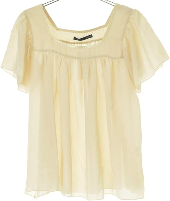 Amazon ヘザー Heather シフォン 半袖ブラウス シャツ ブラウス 通販