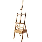 Mont Marte Signature Box Floor Easel, Beech Wood 43.5 x 44 x 150 cm (LxWxH), 17.13 x 17.32 x 59.1"