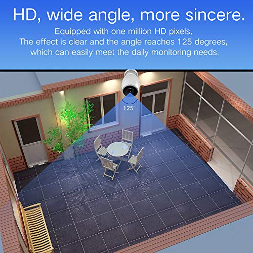 Wireless Camera Outdoor, SDETER 720P Battery Powered WiFi Security Cameras, Waterproof PIR Motion Detection, Night Vision, Cloud Service Long Standby