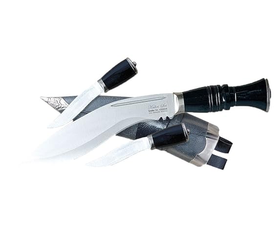 Linder Kukri Set Schwerter Klingenlänge 19,5, Länge Gesamt cm: 30,5, Mehrfarbig 30.5 cm