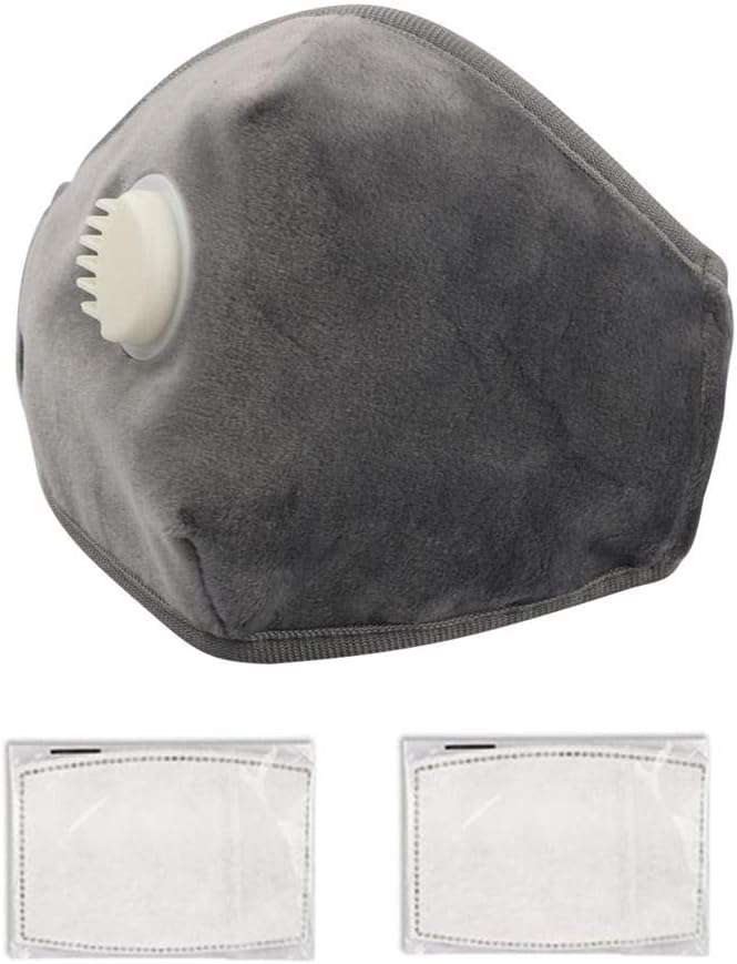 skyning Reusable Washable m-a-s-ks N9-5 Anti-air Pollution face m-a-s-k with Respirator and 3 Filters | Mouth m-a-s-k
