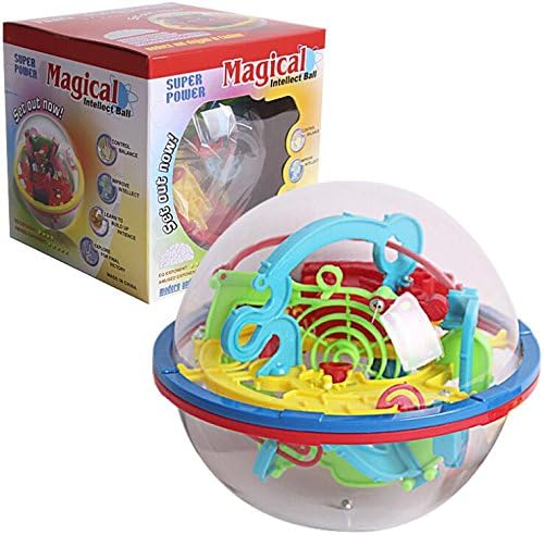 Daiweis fascinations 3D Mini Intellect Maze Ball (100 Barriers