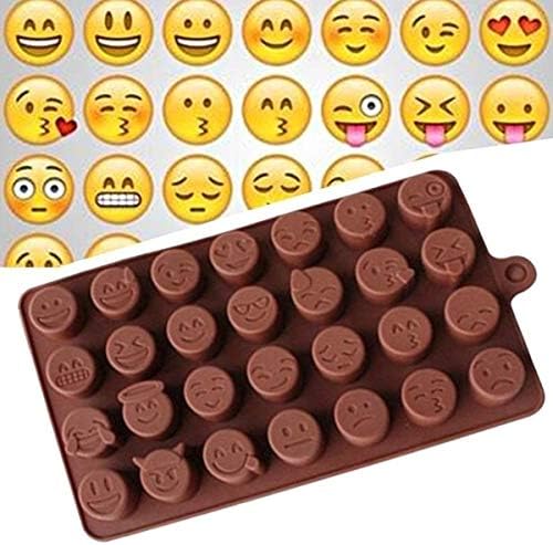 SMARTBUYER Silicone Chocolate/Ice Mould 12Cavity Christmas(Tree,Gift & Santa Shape) Pack of 1