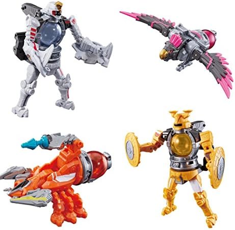 POWER RANGERS Uchu Sentai Kyuranger DX Sasori &amp; Washi &amp; Hebitukai &amp; Tenbin Voyager