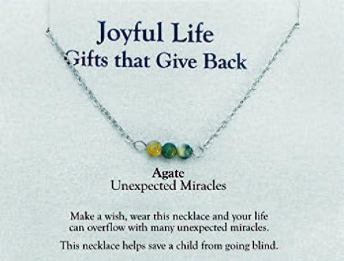 Joyful Life Necklace (Agate)