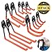 Garage Hooks Garage Hangers, Steel Utility Hooks, Easy to Install Garage Storage Hooks, Wall Hooks Heavy Duty for Organizing Large Power Tools, Anti Slip Design, Assorted Pack of 10