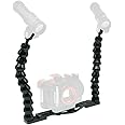 nitescuba Dual flexable Underwater Camera Tray for gopro,RX100 PT-059 Compact Camera housing Handheld Stand Camera rig Photograph Stabilizer