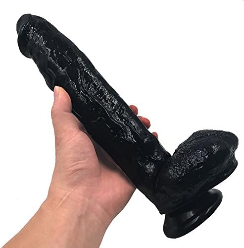 YJbefdac--027, 11.8" TPE Huge Realistic D-IlD-0s with Suction Cup , AA-1012-VV (Black)