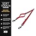EzyDog Soft Touch Coupler Adjustable Double Dog Leash - Superior Tangle-Free Experience and Reflective for Nighttime Safety - Ranges from 14 to 24 Inches - Perfect for Walking Two Dogs (Black)