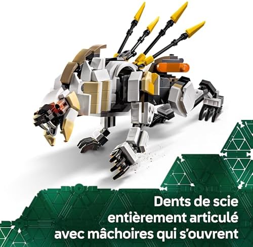 Horizon Adventures Aloy et Varl Contre Testudien et Dents de scie - Jeu de Construction pour garçons dès 9 Ans - Inclut Machines et créatures - Jouet Collector inspiré du Jeu vidéo 77037