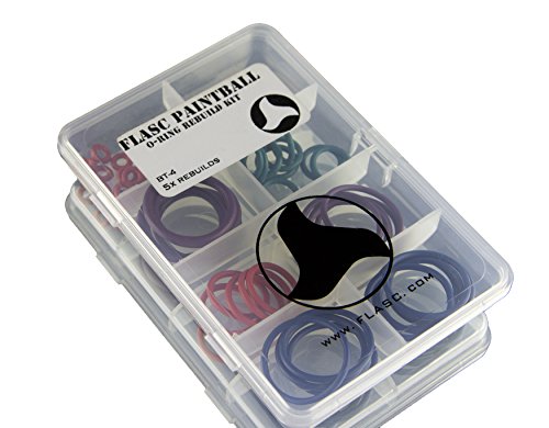 Empire BT4 5x color coded paintball o-ring rebuild kit by Flasc Paintball