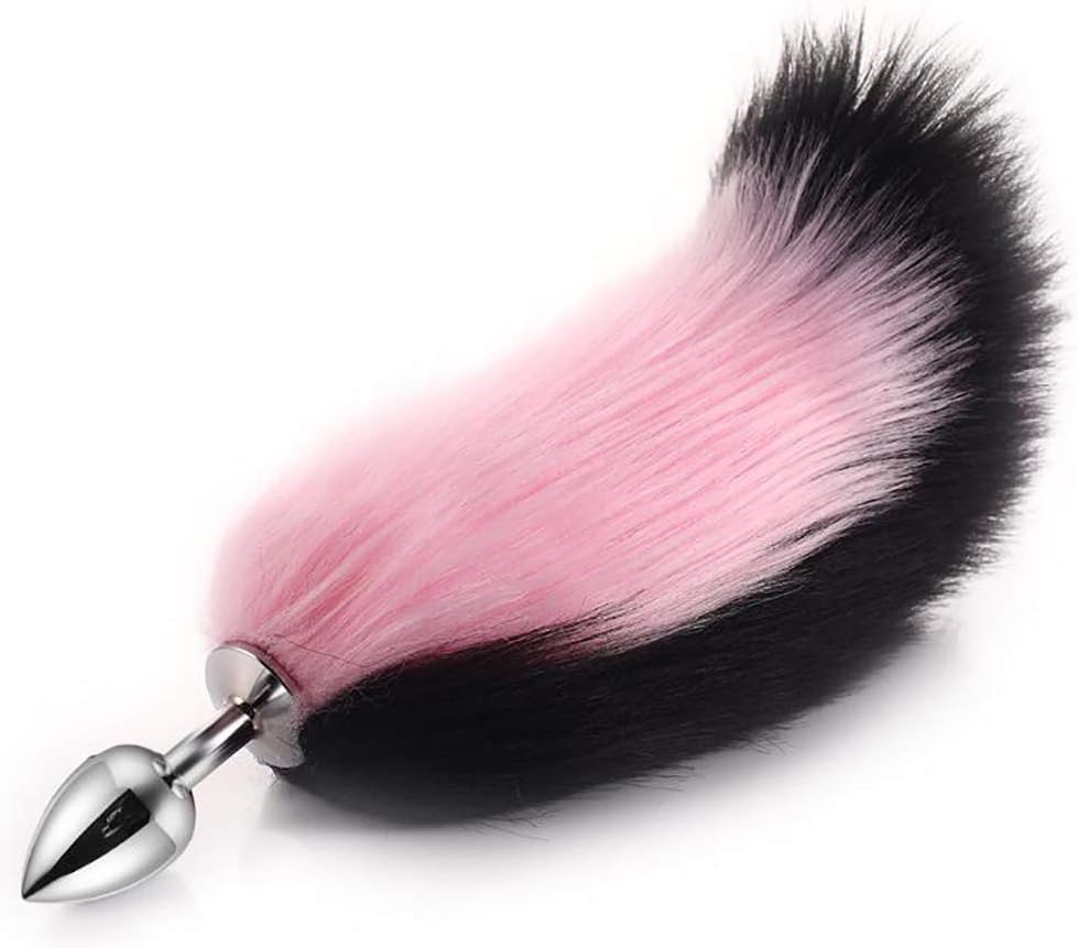 Fox Tail Halloween Play Prop Animal Tail Stuffed Pink