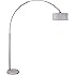 SH Lighting Milton Greens Stars Sophia Adjustable Arc Floor Lamp with Marble Base, 81-Inch
