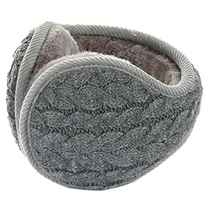 Niction Ear Muffs Winter Women, Womens Winter Earmuffs Unisex Warm Knit Ear Warmers Foldable Ear Muff For Women