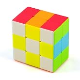 CuberSpeed 3x3x2 Stickerless Cuboid Magic Cube - Tower Shaped 332 Style