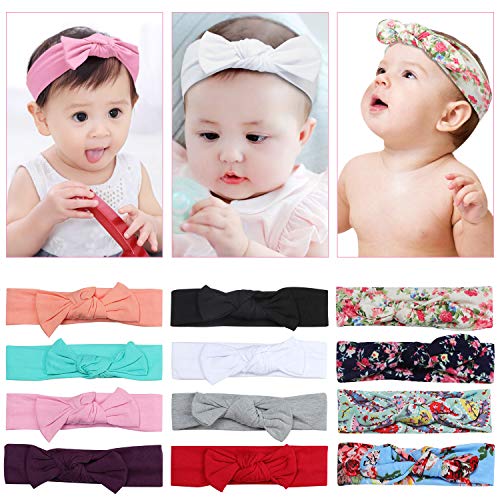Baby Headbands Elastic Hair Wraps Headbands for Baby Girls,Newborn,Toddler and Children - Thumbnail 6