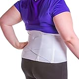 BraceAbility Women's 4XL Plus Size Back Brace for Females with Lower Back Pain & Bigger Hips up to 69