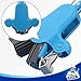 MR.SIGA Sponge Mop with Super Absorbent Sponge Head, Stainless Steel Handle, Mop Head Size: 11.5’’