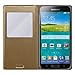 Samsung Galaxy S5 S View Flip Cover Case - Retail Packaging - Copper Gold