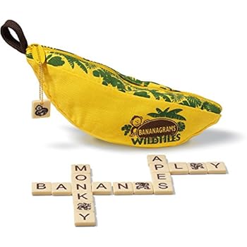 Bananagrams WildTiles Vocabulary Building and Spelling Improvement Lettered Tile Game for Ages 7 and Up