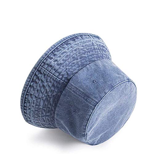 Pingrog Fischerhut Damen Und Herren Causal Stilvolle Hut Foldable Freizeit Jeans Unikat Einfarbig Schnell Trocken Hlings… – Bild 6