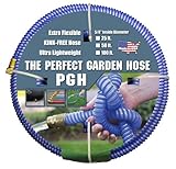 Tuff-Guard The Perfect Garden Hose, Kink Proof Garden Hose Assembly, Blue, 5/8" Male x Female GHT Connection, 5/8" ID, 25 Foot Length