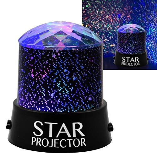 Dhyani E Store Star Master Rotating LED Projector Night Lamp with USB Cable