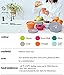 Multicolored-life Collapsible Bowl with Lid for Camping Hiking Travel Office Homes,Silicone Bowl with Lid BPA Free Food-Grade, Space-Saving,for Backpacking Handbag Duitcases
