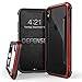 Raptic Shield, Compatible with Apple iPhone X/Xs (Formerly Defense Shield) - Military Grade Drop Tested, Anodized Aluminum, TPU, and Polycarbonate Protective Case for Apple iPhone X/Xs, Red