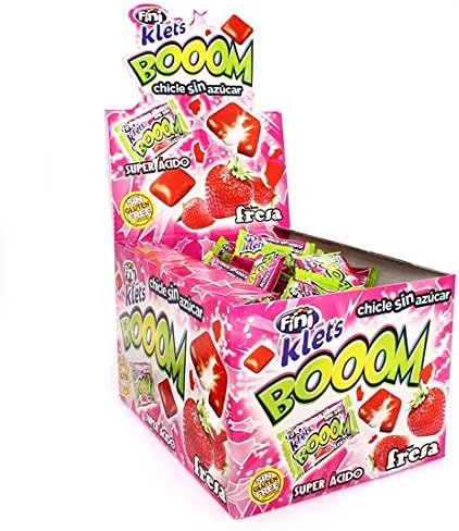KLETS BOOM FRESA ESTUCHE 200 CHICLES: Amazon.es: Alimentación y bebidas