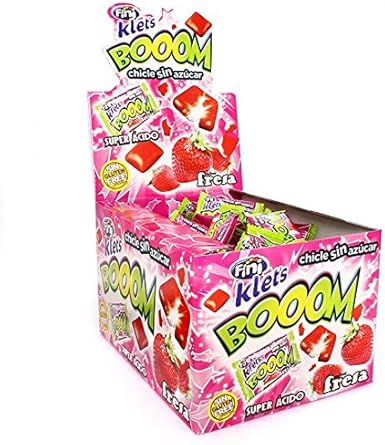 KLETS BOOM FRESA ESTUCHE 200 CHICLES: Amazon.es: Alimentación y bebidas