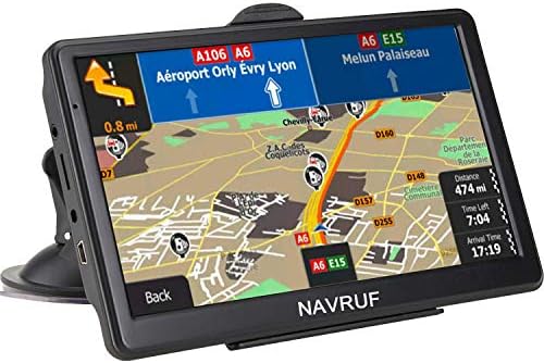 Car GPS Navigation, 7-inch 8 GB HD Touch Screen, True Voice Broadcast in Over 40 Languages, Voice-Oriented and Lifetime Free map Updates