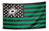 Dallas Stars Stars and Stripes Large banner flag 3ft x 5ft