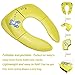 Iserlohn Portable Travel Potty seat with Carry Bag, Lightweight Folding Potty Training Seat Covers for Baby, Kids and Toddlers, Yellow