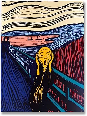 ポスター アンディ ウォーホル 数量限定アウトレット最安価格 Sunday B Morning The Orenge Scream 証明書付 After 限定1500枚 Munch