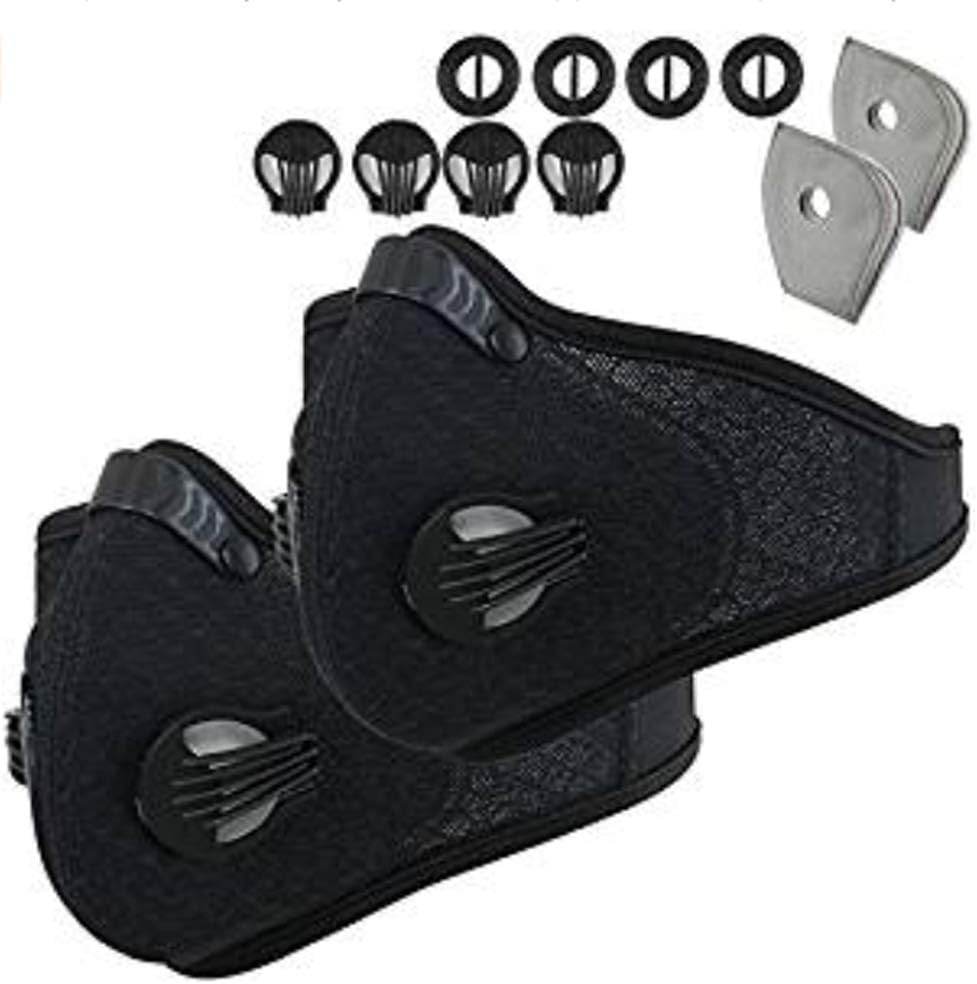 Maidian Dust Mask Activated Carbon Dustproof Sports Mask Dust Pollution Respirator Outdoor Activities