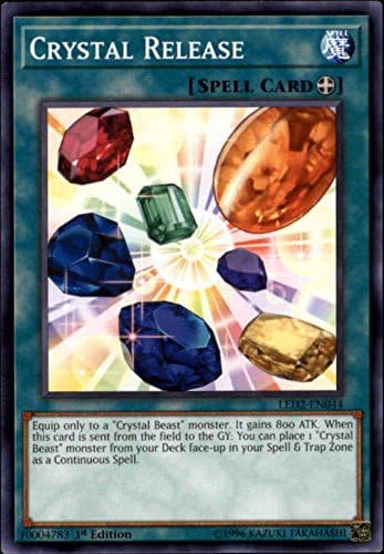 2018 Yu-Gi-Oh Legendary Duelists: Ancient Millennium 1st Edition #LED2-EN044 Crystal Release C