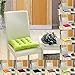 Sanding Seat Cushion,Leegor 4040cm Flexible Nine-Pin Soft Seat Cushion Indoor Home Garden Patio Home Cushion Kitchen Office Square Cotton Buttocks Chair Pads, Comfortable And Breathable (Gray)