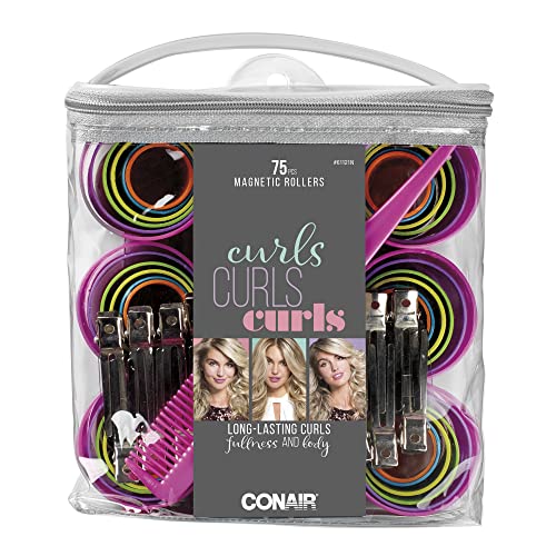 Conair Rollers, Rollers pink, purple, blue, orange, yellow