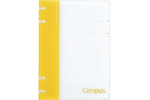 Kokuyo Campus Refillable Notebook, A5 2x2 Slim Ring Binder Notebook with Customizable Title Page, 40 Sheets Capacity. Suitabl